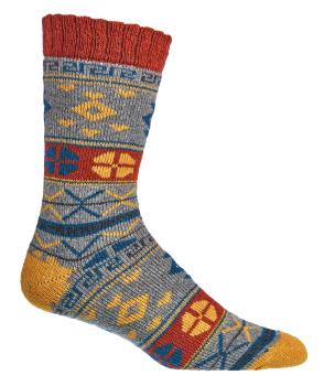 Preview: 2 Paar TippTexx 24 Hygge Wollsocken, kuschelige Norwegersocken